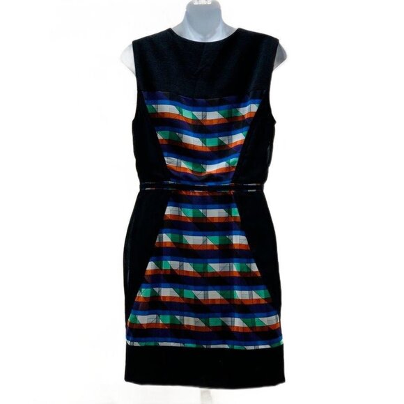 Rachel by Rachel Roy Size 6 Geo Print Sheath Mini - Picture 2 of 5